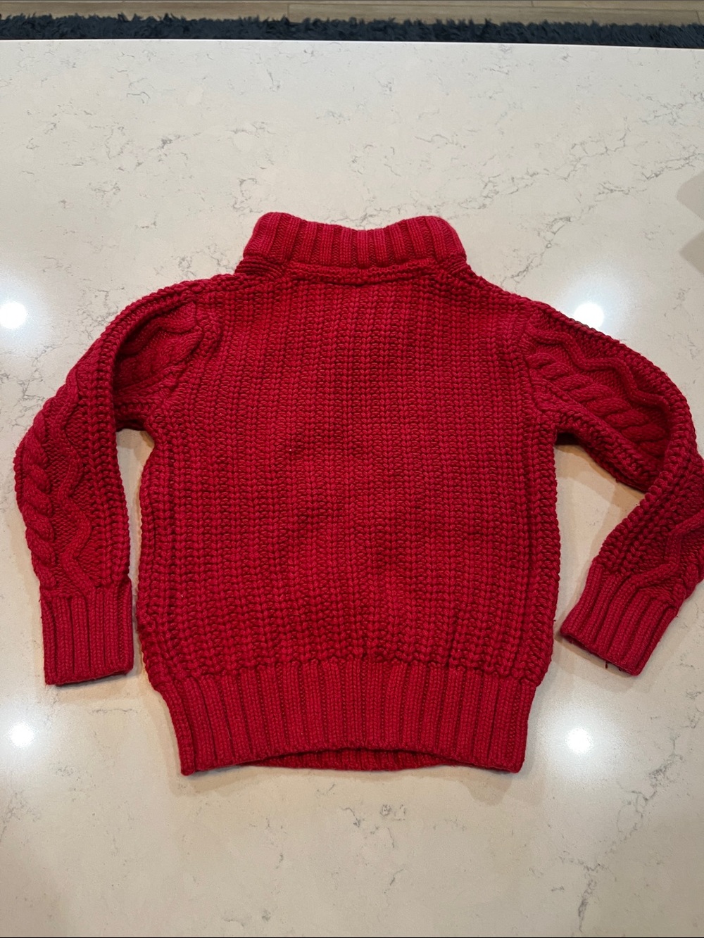 GAP Red Cable-Knit Sweater - Picture 3 of 3